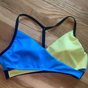 VS pink sports bra and swimsuit